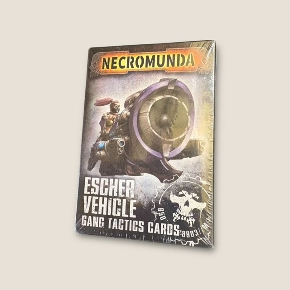 Necromunda Escher Vehicle Gang Tactics Cards Games Workshop NEW SEALED Ash
